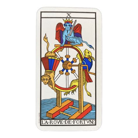 rueda de la fortuna tarot marsella|La Rueda de la Fortuna en el tarot